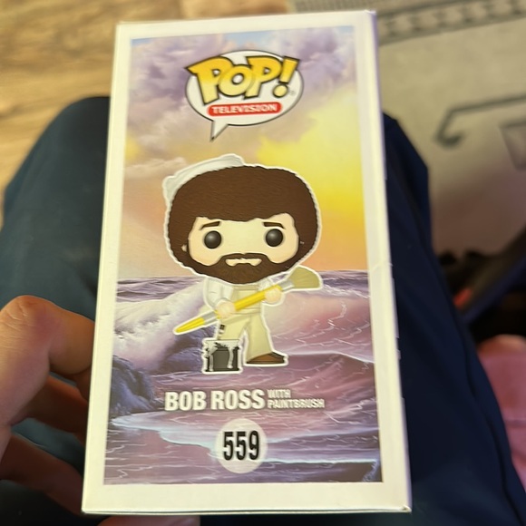 Bob Ross w/ paintbrush Funko Pop! #559 from Bob Ross the joy of painting - Picture 2 of 4